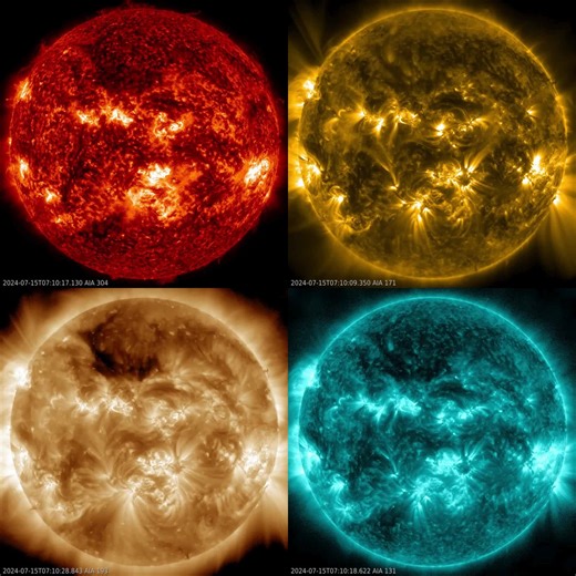 Sun news July 15: SDO eclipse season begins today 🌞 📰 Interesting sun news today! SDO enters its 29th eclipse season – lasting 3–4 weeks – where Earth blocks the sun periodically from the spacecraft’s point of view 🧐 MORE at EarthSky: bit.ly/sunactivity | The Sun Today: Solar Facts and Space Weather