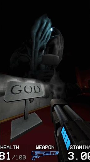 Reaction to ULTRAKILL's "GOD" statue.