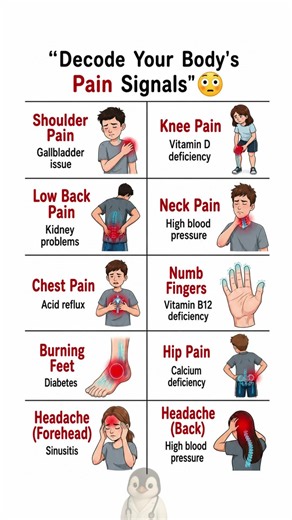 10 Pain Locations You Should Never Ignore