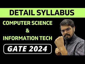Engineering Mathematics| Detail Syllabus | COMPUTER SCIENCE & INFORMATION TECHNOLOGY| CS | GATE 2024