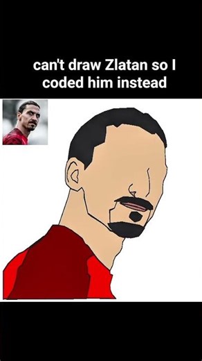 Python Turtle drawing Zlatan