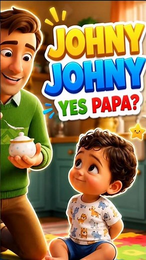Johny Johny Yes Papa | Nursery Rhymes & Kids Songs #kidslearning #educationalvideos #kidschannel