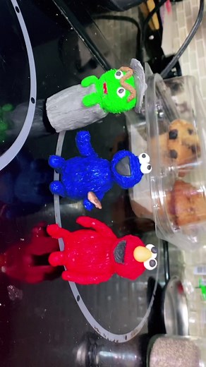 Model Clay Art Inspired by Sesame Street