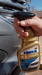 From bug guts to brake dust—our Pro 3-in-1 Bug, Tar & Adhesive Remover is easy to use and leaves no oily residue behind. Grab yours at: https://bit.ly/4nlYPtw | Rain-X