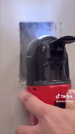 Cut drywall in seconds with the EBC-400 Electrical Wall Box Cutter ✔️ Designed for cutting single gang boxes in drywall for installing old work boxes ✔️ Fits most industry-standard multi-tool power tools ✔️ Can be used for installation of plastic, metal, or low voltage existing construction electrical boxes ✔️ Made of stamped steel for high durability and long life ✔️ Cuts a rectangular hole with dimensions: 2 3/8” wide x 3 3/4” high Shop all #JonardTools . . . #protools #powertools #powertoolac