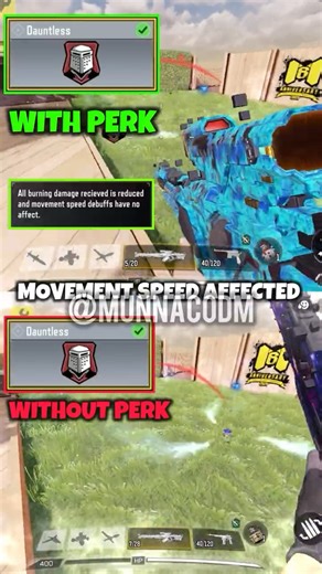 ✅Dauntless Perk tutorial in CODM BR🔥💯Codmobile Tips and Tricks #shorts #codmbr #codmiphone