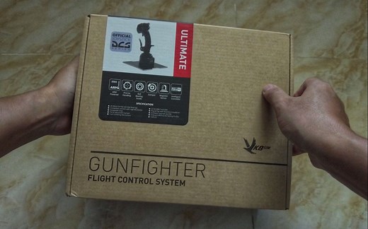 VKB SIM Gunfighter MKIII底座+MCG Ultimate金属飞行摇杆开箱