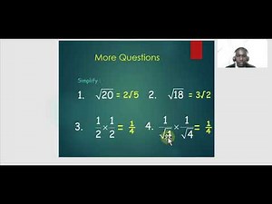 FORM 3 MATHEMATICS(SURDS)