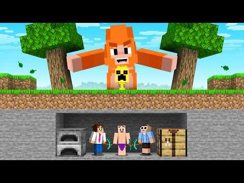 3 Tiny Speedrunners VS 1 GIANT Hunter