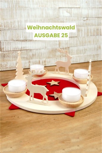 Hast Du Deinen Adventskranz schon gesägt? #feinschnittkreativ #diy #basteln #holz #christmas