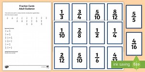 Fraction Cards