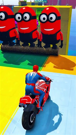 الرجل العنكبوت انقاذ باتمان Spider-Man Rescue batman vs iron man vs venom funny Game GTA 5 superhero