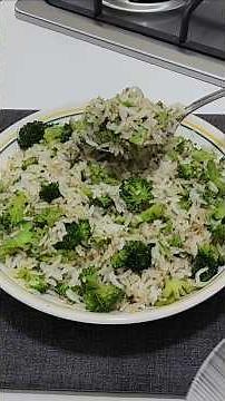 Simple and easy BROCCOLI RICE 😋 #recipes #rice #broccoli #Cooking