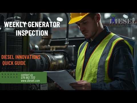 Diesel Innovations Weekly Generator Inspection - Full Step-by-Step Guide