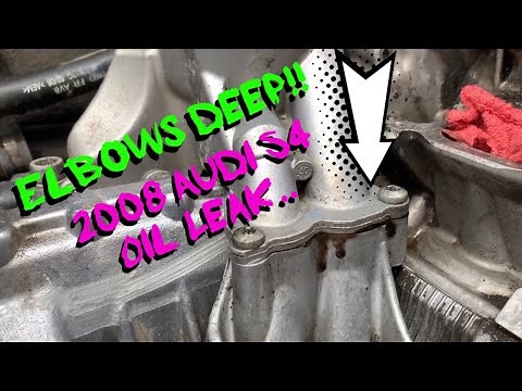 Audi 4.2 oil leak (hard to find). FIXED.