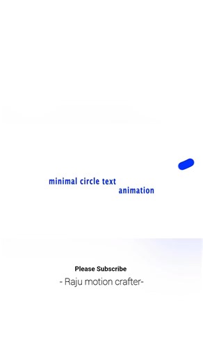 minimal circle text animation in ae😎 #viral #bairi #vfxind #animation #music #motiongraphics