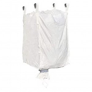 Sandbaggy FIBC Bulk Bag | 35" L x 35" W x 50 Inch Height | Industrial Grade Bag Holds Up to 3000 LBS or 45 Cubic Ft. | FDA Compliant | UV Protected (Pack of 5)