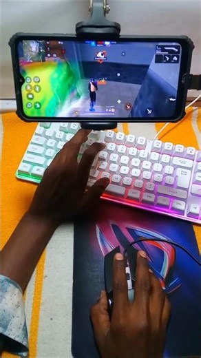 Pc❌mini mobile setup✅Free Fire Gaming Keyboard ⌨️🖱📱 Mix Pro Geek Gamer #freefire #mixpro #geekgamer