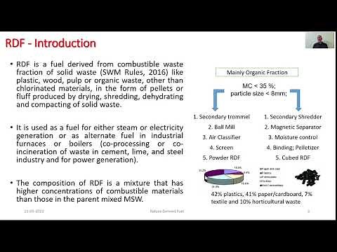 M3 L4 Municipal Waste Management - Refuse Derived Fuel (RDF)