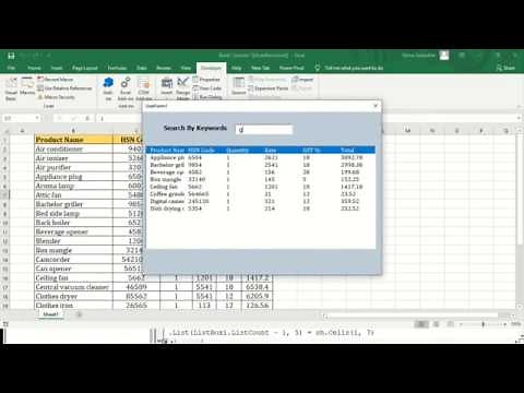 Populate ListBox based on Textbox Keywords || Display search results in listbox while typing..