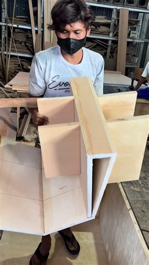 Speaker box assembly process #tutorial #woodworking #speakerbox