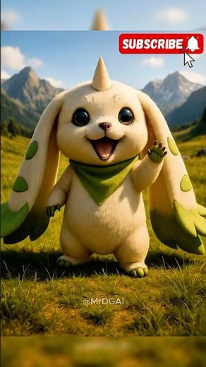 Terriermon EPIC Mega Evolution 💥#digimon #digivolution #shorts