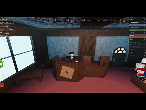 Roblox Courtroom Shenanigans
