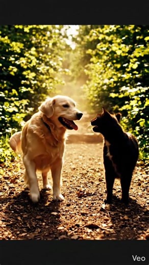 “🐱 vs 🐶: The Epic Paw Race #cat #dog #race #shorts #viral