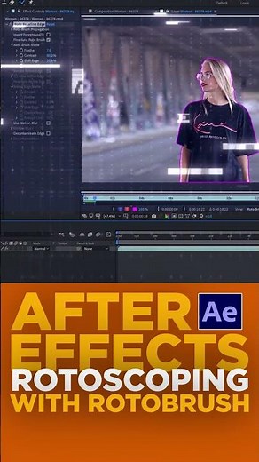 After Effects: Basic rotoscoping with Rotobrush tool