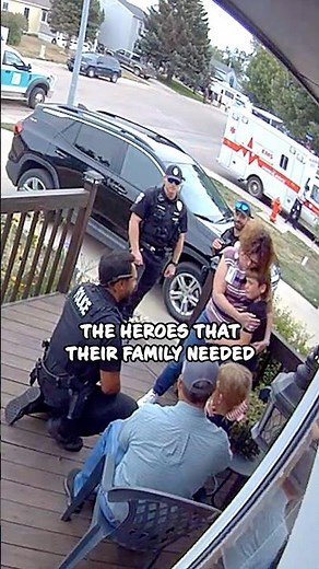 Two Brave Kids Call for Help & Save Their Mom 🙏👮‍♂️ #shorts