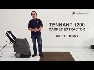 TENNANT 1200 Carpet Extractor - Mesin Cuci Karpet - Cara Penggunaan & Perawatan