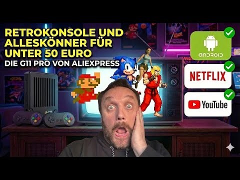 Die G11 Pro: 60.000 Games Alleskönner Retrokonsole für unter 50€
