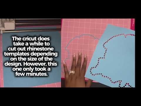 DIY Rhinestone Template using Cricut Design Space - 2026