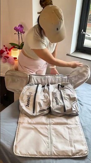 Satisfying way to pack 14 days in ONE bag! #jennibag #packingasmr #travelhacks #shortsfunny