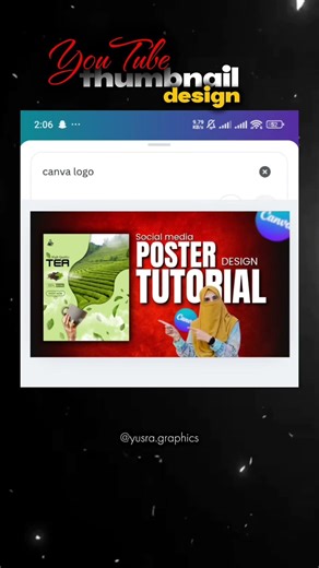 How to Design Thumbnail in Canva #design #tutorial #shorts