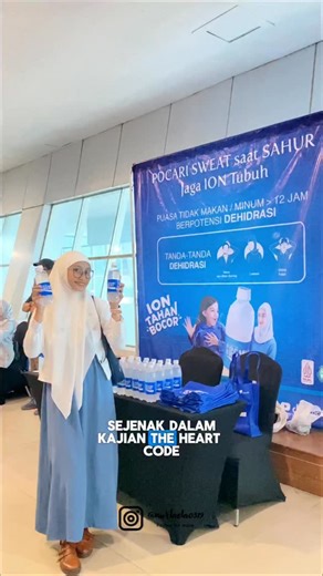 Nuyy on Instagram: "Ikut kajian Hearth Code hari ini seru banget!✨ Hati dan pikiran jadi lebih tenang dengerin materi dari Coach @sonnyabikim Eits dalam rangka mempersiapkan bulan suci Ramadhan, Pocari Sweat hadir di acara Kajian The Heart Code. Minum Pocari Sweat saat sahur dan berbuka untuk jaga cairan tubuh dan ibadah lebih khusyuk tentunya #JagaCairanTubuh #PocariSweat #KajianCirebon #jagaiontubuh"