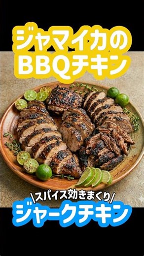 【レシピ】ジャマイカ料理「ジャークチキン」Jerk Chicken – Jamaican Spicy Grilled Chicken 🍗🇯🇲 #夜ごはん #料理 #レシピ #shorts