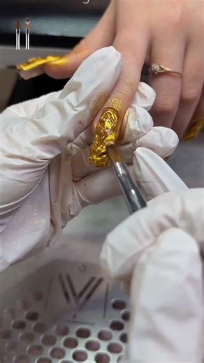 Zebra Nail Art Tutorial White & Gold French Step By Step Tutorial