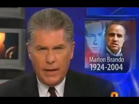 Marlon Brando: News Report of His Death - July 1, 2004