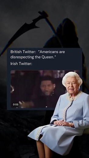 Queen who? I’ve never heard of her #queenelizabeth #irishtwitter #thequeenisdead