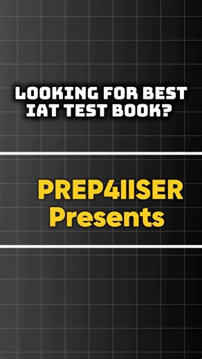 Best Test Book for IAT 2026 #iat2026 #iiser #iisc