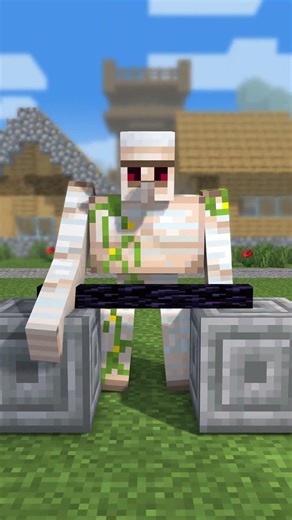 SKELETON VS STEVE VS IRON GOLEM!! #minecraft #animation