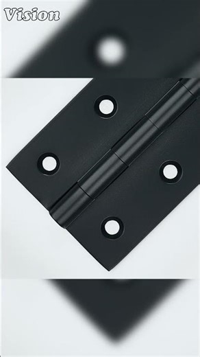 Sereno Butt Brass Cabinet Hinges (Large) in Black