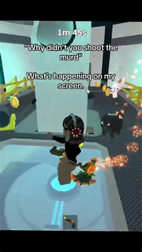 what happening on my screen #roblox #mm2 #robloxmemes