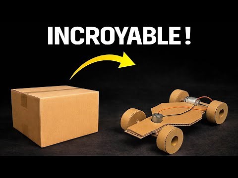 DIY : Construire une voiture électrique en carton – projet facile 🔋🚗