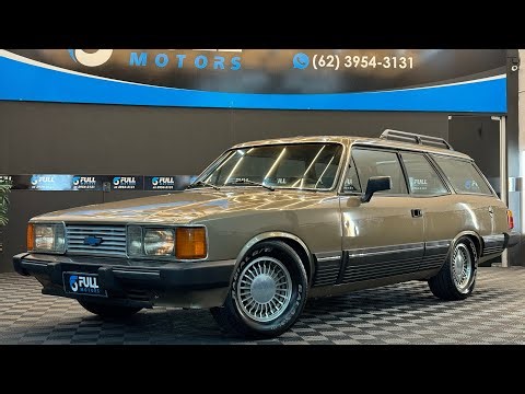 Caravan Automática 6 cilindros 1986 com ar condicionado, direção hidráulica e vidro elétrico