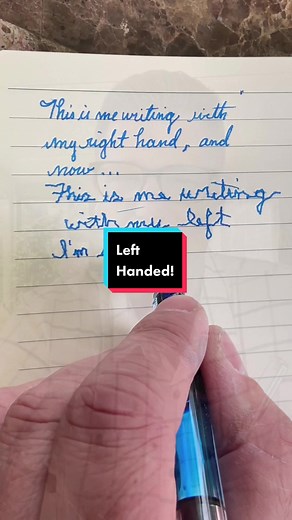 Left-Handed Fountain Pen Writing Techniques