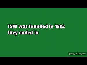 Logo Evolution: TSW (1982-1992)