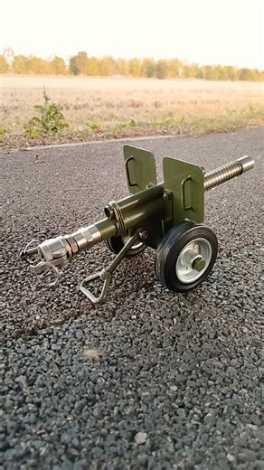 DIY Mini Cannon Firecracker Test Fire #outdoors #shoot #shorts #toys