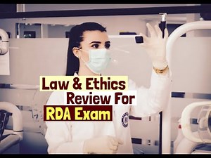 RDA Exam Law and Ethics review, RDA License